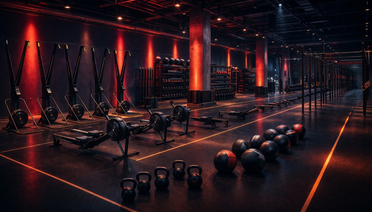 HYROXトレーニングジムの機材